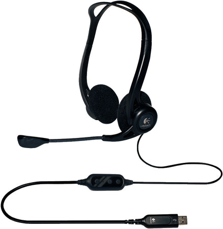 Logitech 960 Headset Wired Head-band Calls/Music USB Type-A Black