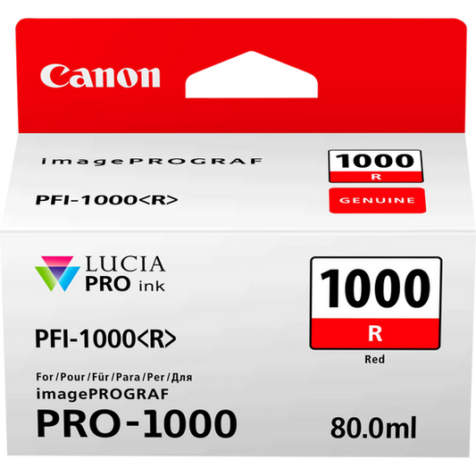 Canon 0554C001 PFI-1000R Red Ink Tank