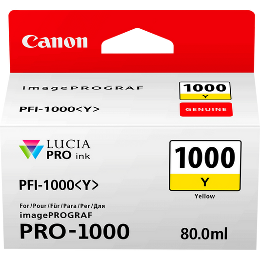 Canon 0549C001 PFI-1000Y Ink Tank