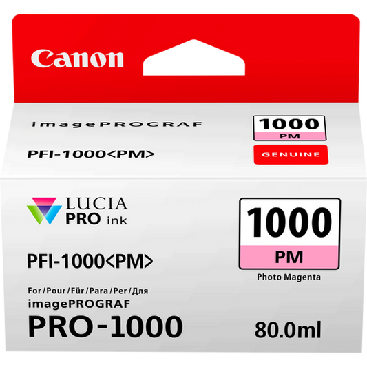 Canon 0551C001 PFI-1000PM Photo Magenta Ink Tank