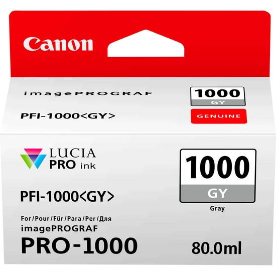 Canon 0552C001 PFI-1000GY Grey Ink Tank