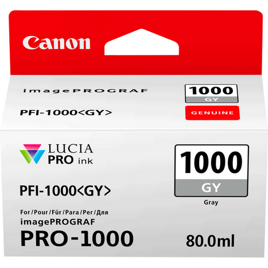 Canon 0552C001 PFI-1000GY Grey Ink Tank