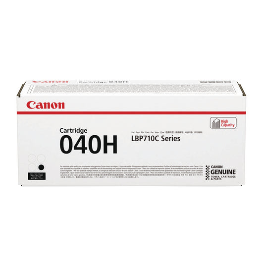 Canon 0461C001 040H Toner Cartridge Black 12.5K Pages ISO/IEC 19798 for Canon LBP-710