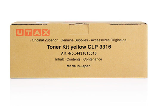 Utax CLP3316 Yellow Toner  4431610016