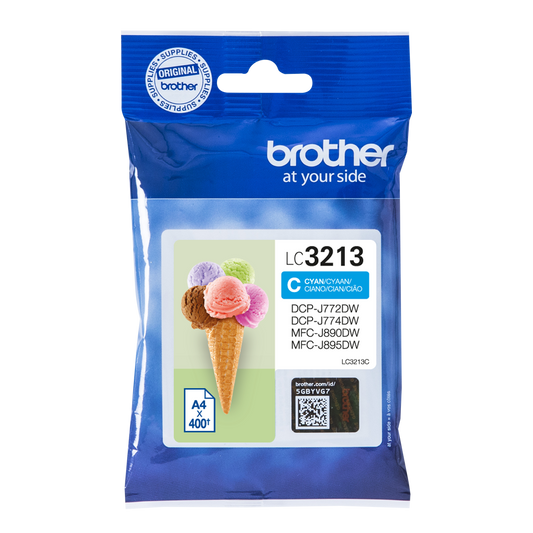 Brother LC3213C Ink Cartridge Cyan 400 Pages