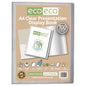 A4 50% Recycled Clear 100 Pocket Presentation Display Book