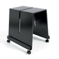 Meet up Stand 523 x 464 x 550mm - Black Laquered MDF