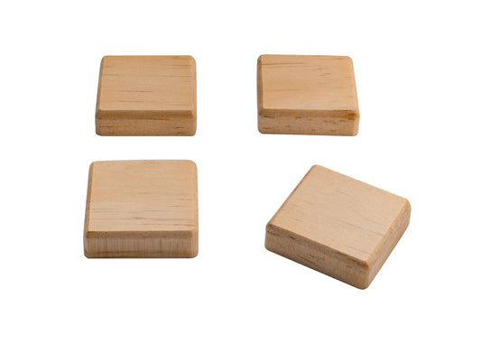 Square Wooden Magnets - Pack of 4 – BA211