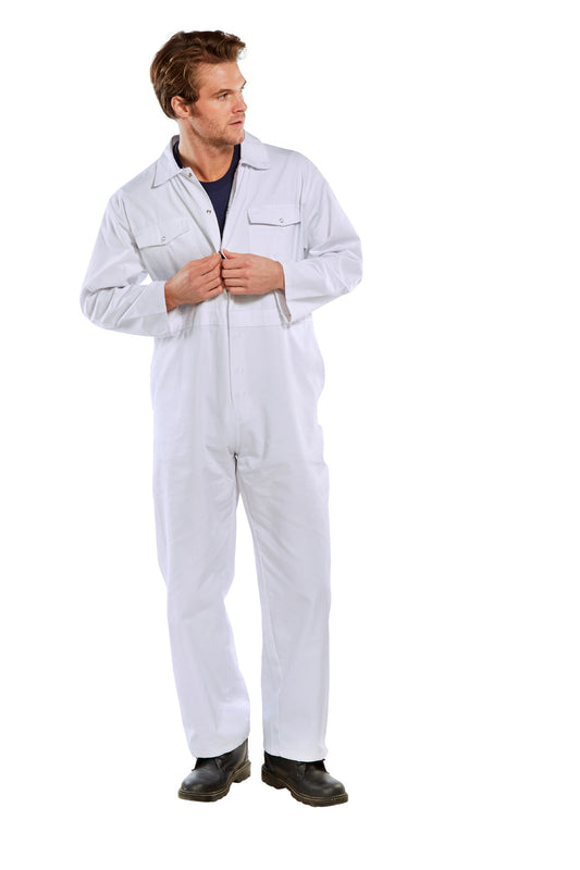 Beeswift Boilersuit White 54