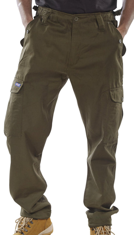 Beeswift Combat Trousers Olive Green 46