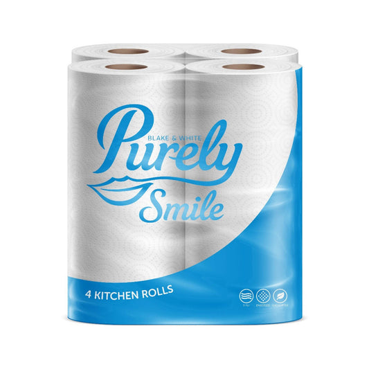 Purely Smile Kitchen Roll 2ply 10m White