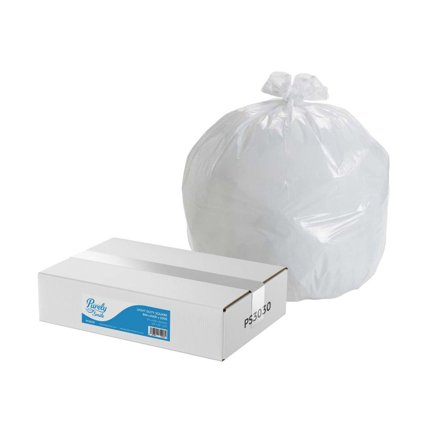 Purely Smile Square Bin Liner Light Duty