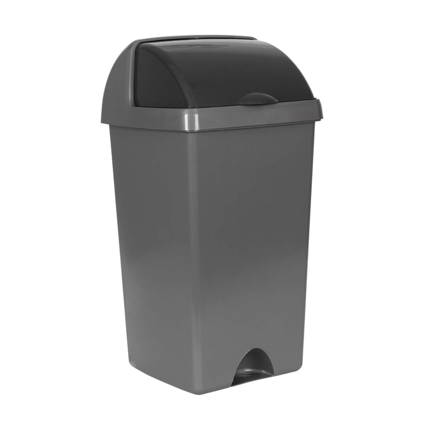 Purely Smile Roll Top Bin Grey 50 Litre