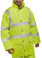 Beeswift Breathable Lined Jacket Saturn Yellow 3XL