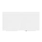 ROCADA SKINWHITEBOARD Dry-Wipe Board with Magnetic Lacquered Surface 100x200cm (2 Modules of 100x100cm) - White