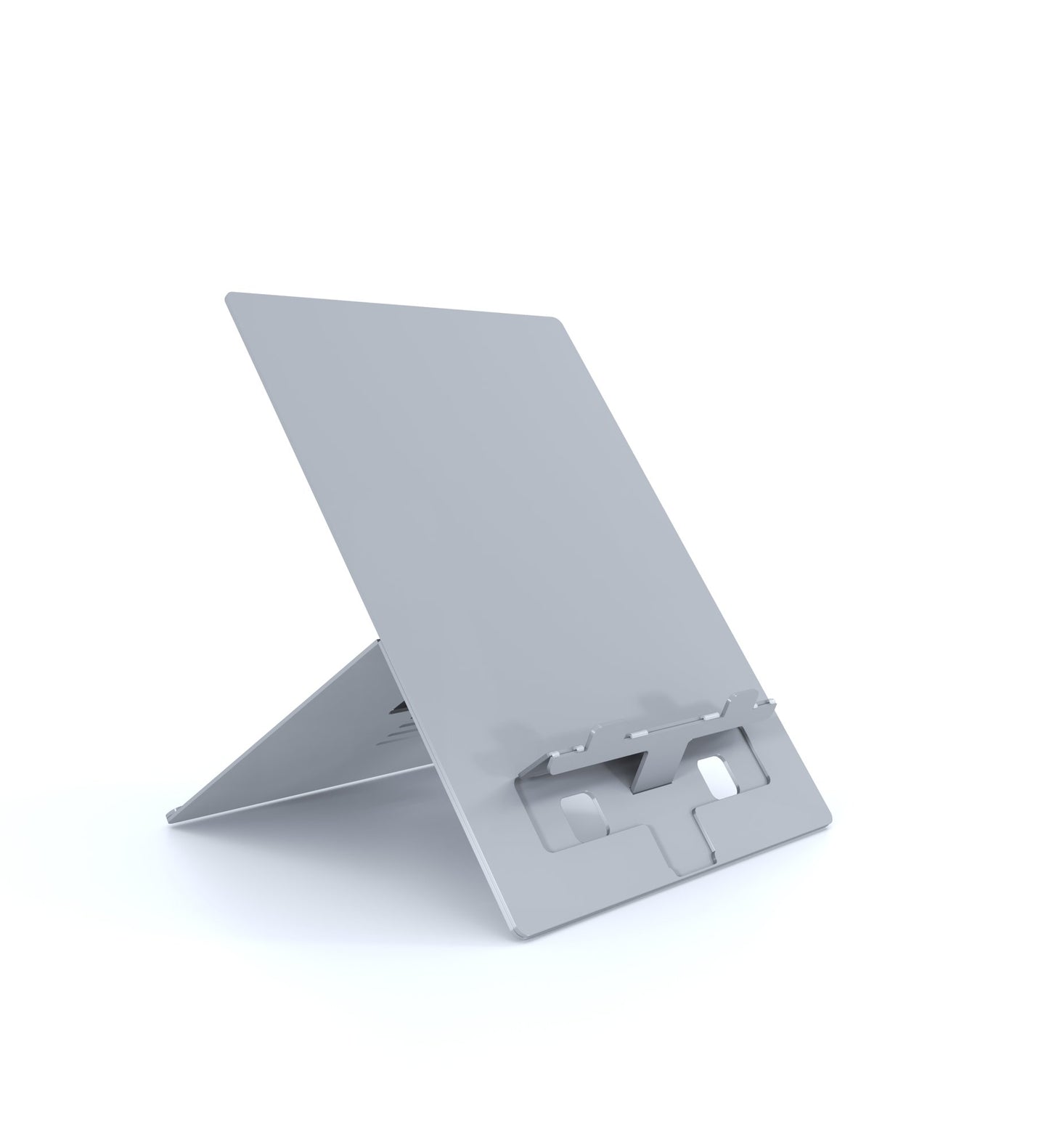 StandÂ·art - Ergonomic Portable Laptop Stand - Natural Aluminium