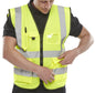 Beeswift Executive Hi Viz Waistcoat Saturn Yellow 3XL