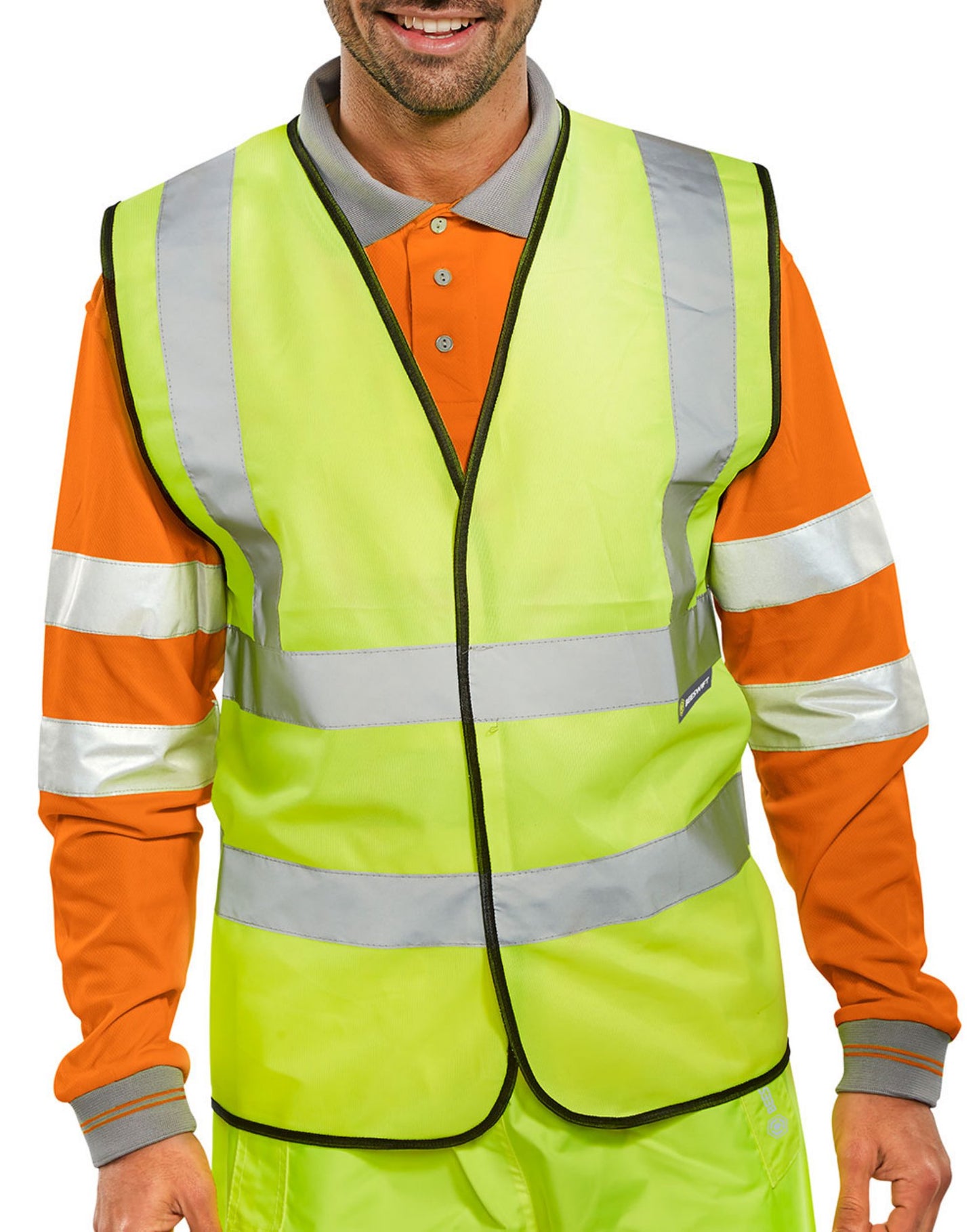 Beeswift B-Seen EN ISO 20471 Hi Vis Vest Yellowxl