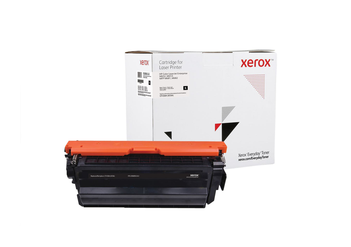 Xerox Everyday Remanufactured For HP CF450A 655A Black Laser Toner 006R04343