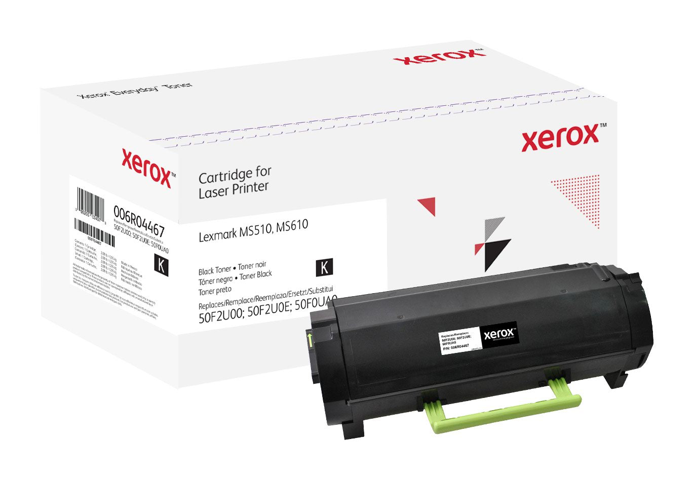 Xerox Everyday Toner For Lexmark 50F2U00 50F2U0E 50F0UA0 Black Laser Toner - 006R04467