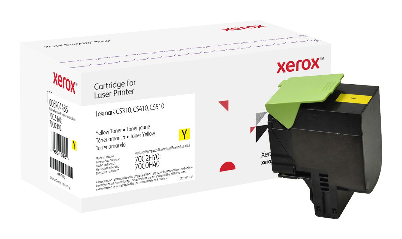 Xerox Everyday Toner For Lexmark 70C2HY0 70C0H40 High Capacity Yellow Laser Toner - 006R04485