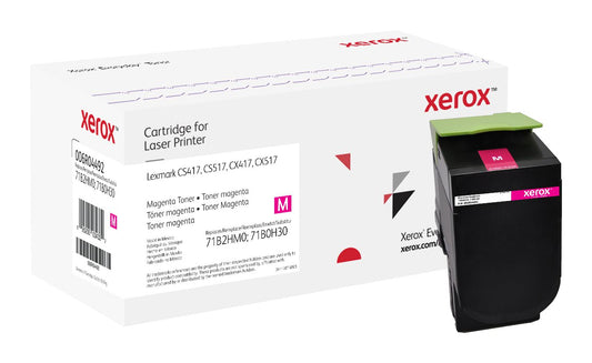 Xerox Everyday Toner For Lexmark 71B2HM0 71B0H30 High Capacity Magenta Laser Toner - 006R04492