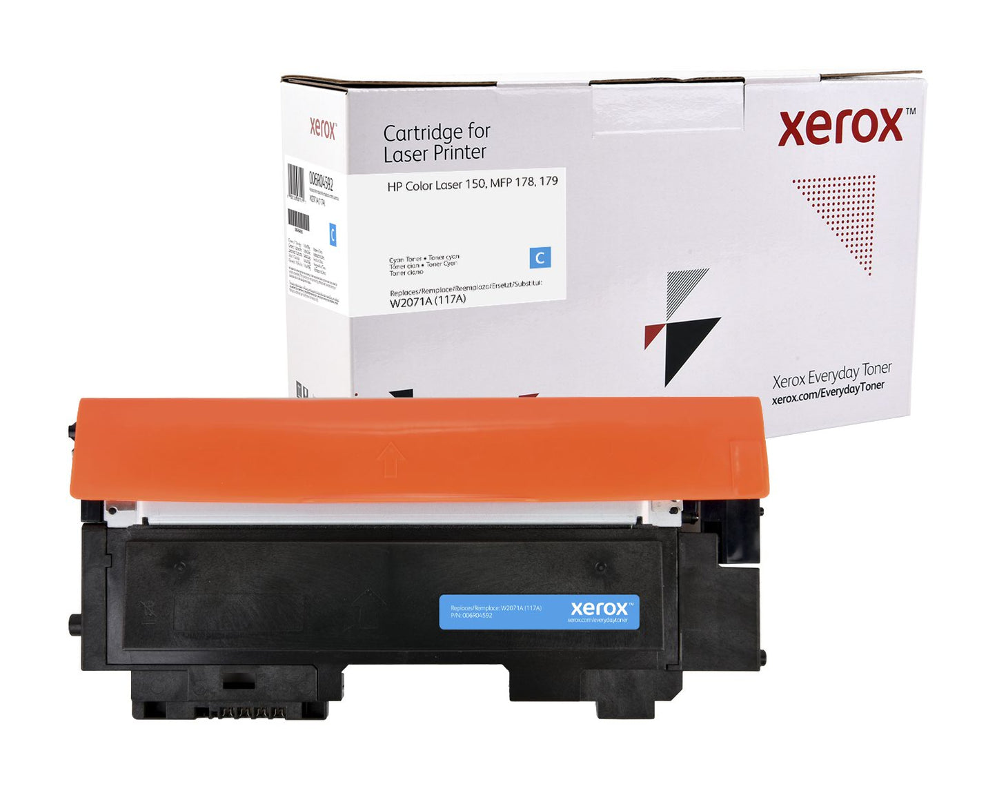 XET A4 Xerox Everyday Toner For HP W2071A 117A Cyan Laser Toner 006R04592