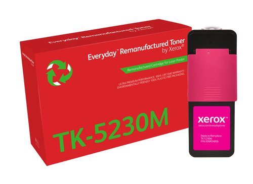 XET Remanufactured Xerox Everyday For Kyocera TK5230M Magenta Laser Toner 006R0806